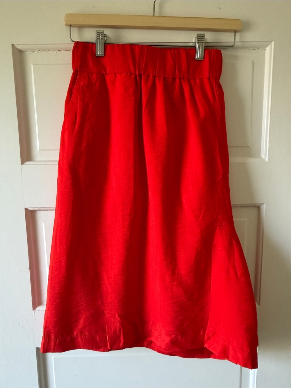 WRAY 3XL Red Elastic-Waist Midi Short, NWT - Picture 4 of 7
